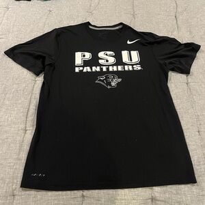Nike Black Plymouth State University Panthers Men's T-Shirt
